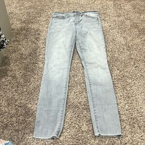 Grey gap skinny jeans